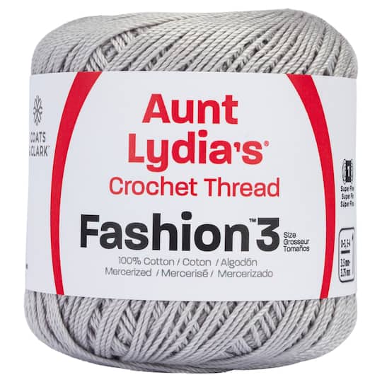 15 Pack: Aunt Lydia&#x27;s&#xAE; Fashion Crochet Cotton Thread